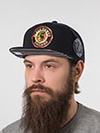Бейсболка MITCHELL NESS арт. HS11482-CBHBLCK Chicago Blackhawks NHL (черный)